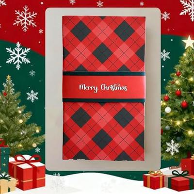 Handmade Christmas Card Waterfall Card Booklet Customizable Card Booklet