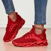 Fashion Red Running Shoes Men Women Blade Sneakers Mesh Breathable Casual Sports Shoes Unisex Lightweight Men's Jogging Shoes