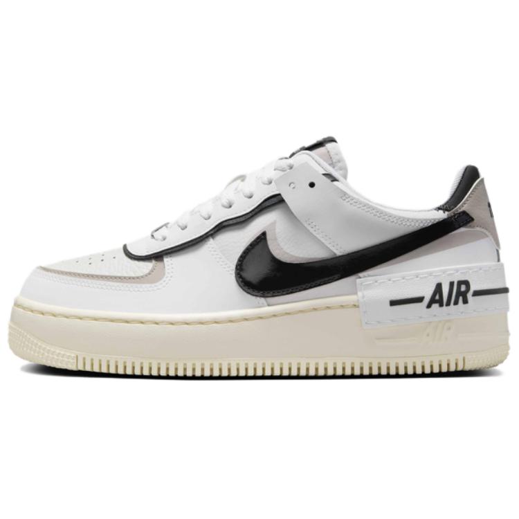 Nike Air Force 1 Shadow Hvit Off Noir Dame Sneakers College-Grå Platinum-Tone DZ1847-110
