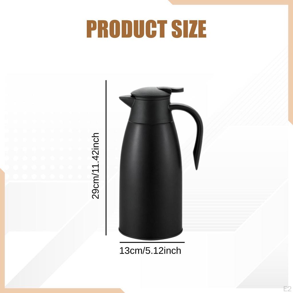 , Coffee Pot, Water Jug, Tea Kettle for Home, Restaurant, Office, Bedside Table