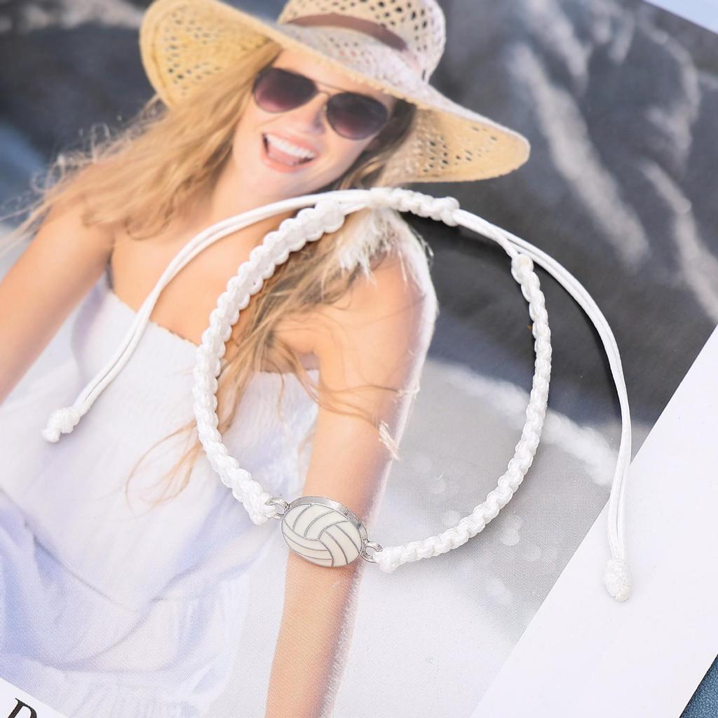 Handmade Adjustable Woven Rope Bracelet - Casual Unisex Fashion Jewelry