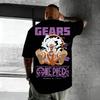 Unisex T Shirt Men Women Summer Short Sleeve Gear 5 Print Graphic Tee Casual Streetwear Y2k Tops