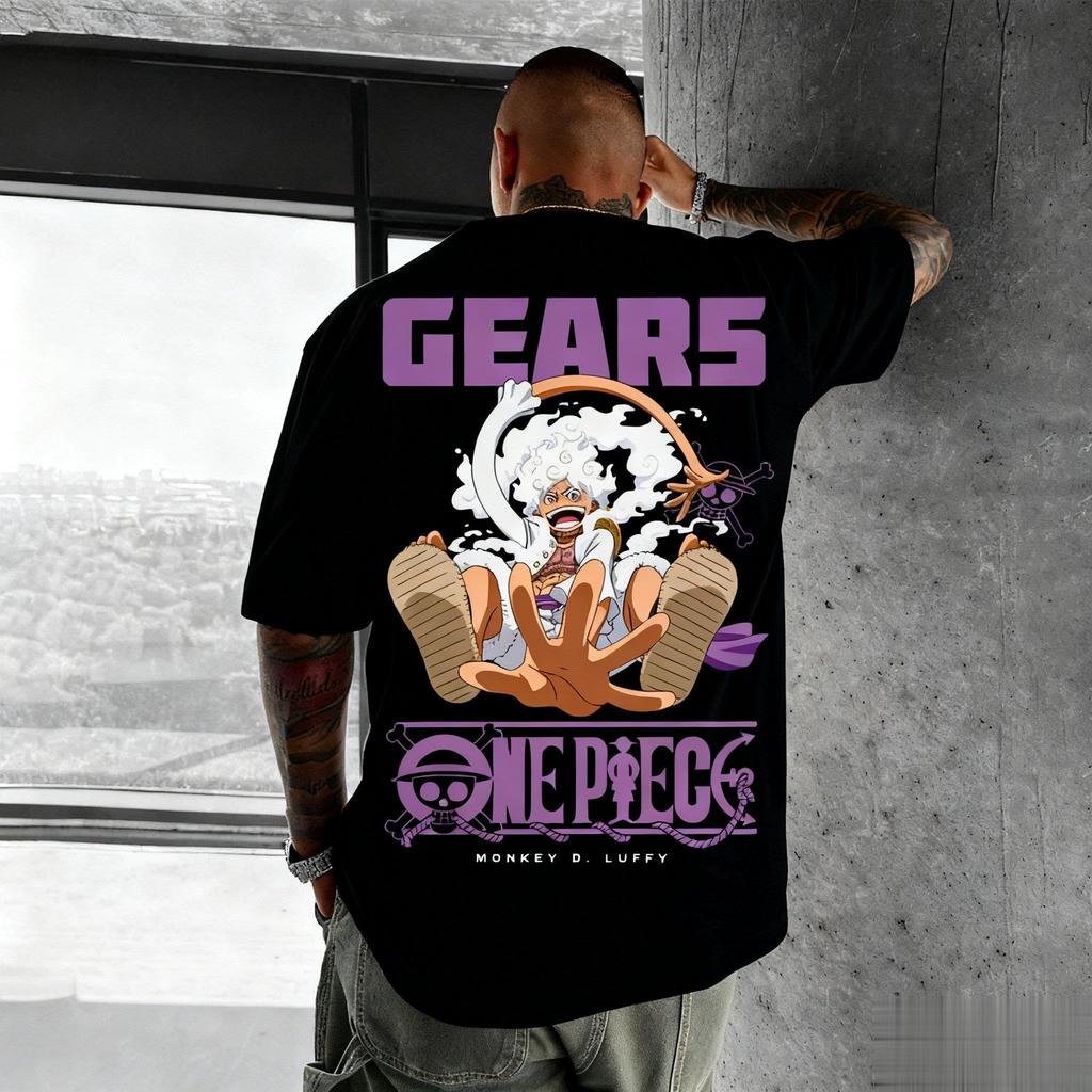 Unisex T Shirt Men Women Summer Short Sleeve Gear 5 Print Graphic Tee Casual Streetwear Y2k Tops