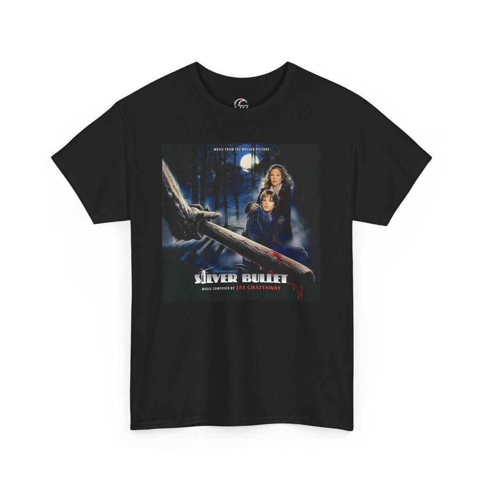 

Silver Bullet Soundtrack T-Shirt Werewolf Horror Movie Shirt Silver Bullet Tee Unisex T-Shirt M
