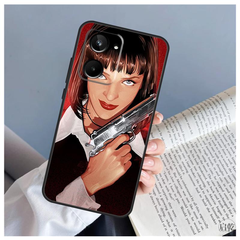 

Mia Pulp Fiction For Realme GT7 Pro GT6 C67 C65 C63 C61 C55 C53 C51 C35 C71 C75 11 12 13 14 15 Pro Plus Case Realme 15 Pro
