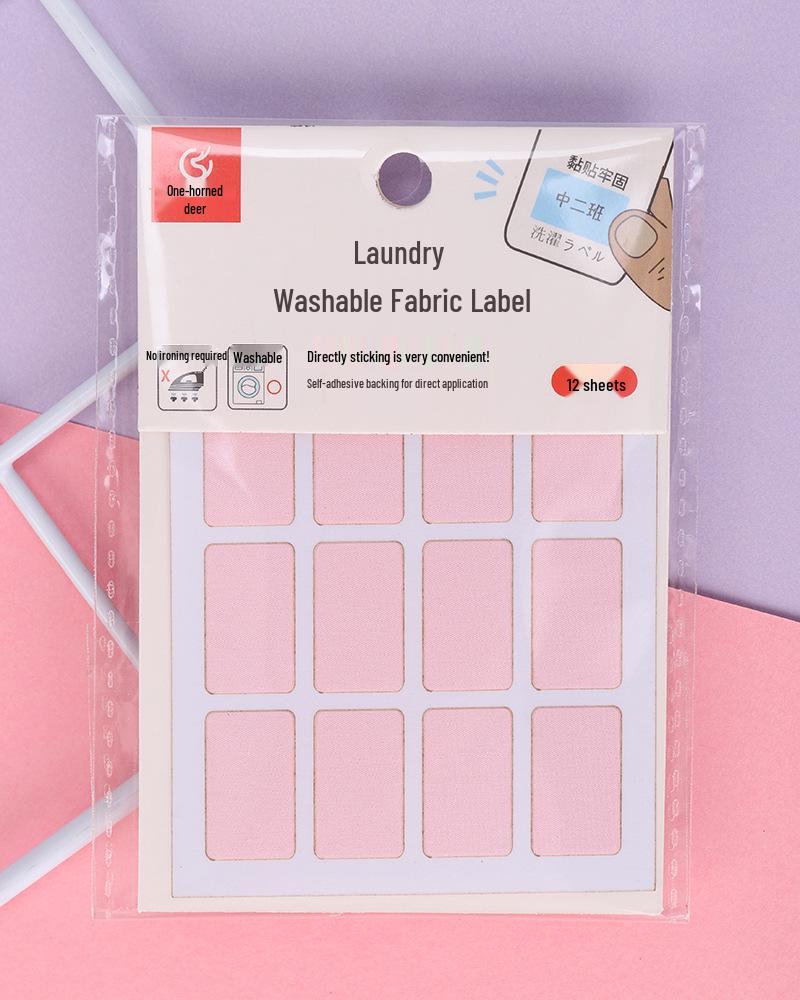 Washable Name Stickers: Self-Adhesive Clothing Labels for Kids, Perfect for Kindergarten and School Supplies