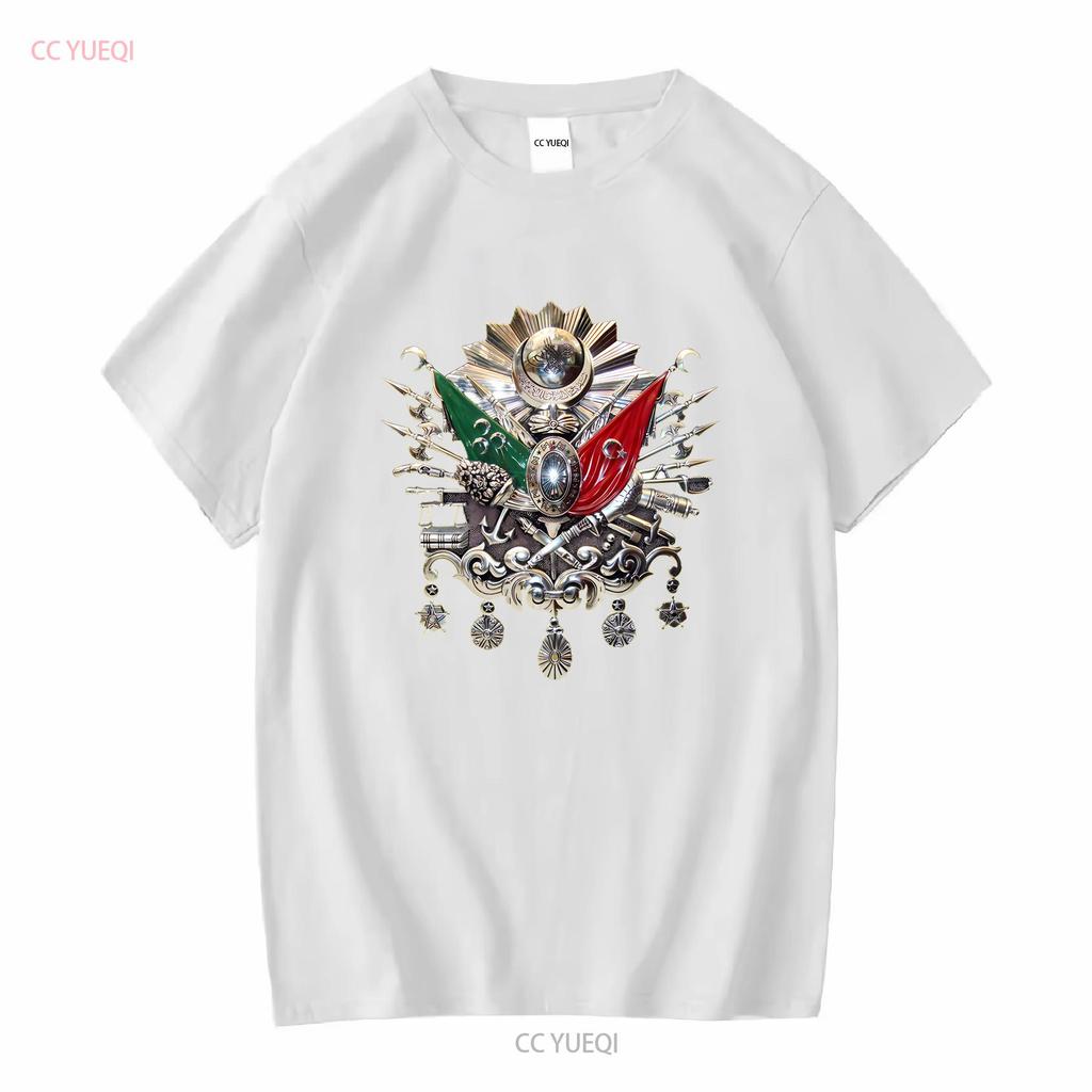 NOUVEAU T-shirt LIMITED Blason de l'Empire Ottoman vintage Lavé homme vêtements de designer mode Doux Légèrement Extensible Élégant