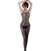 Sheer Plus Size Fishnet Bodysuit Women One-piece Stocking Crotchless Lingerie Choice Temptation Female Jumpsuit Sexy