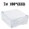 Transparent Battery Organizers Box Hard Plastic Battery Storage Case Holder Organizers for Safe and Secure Storage