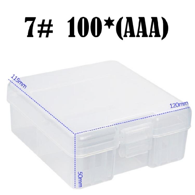 Transparent Battery Organizers Box Hard Plastic Battery Storage Case Holder Organizers for Safe and Secure Storage