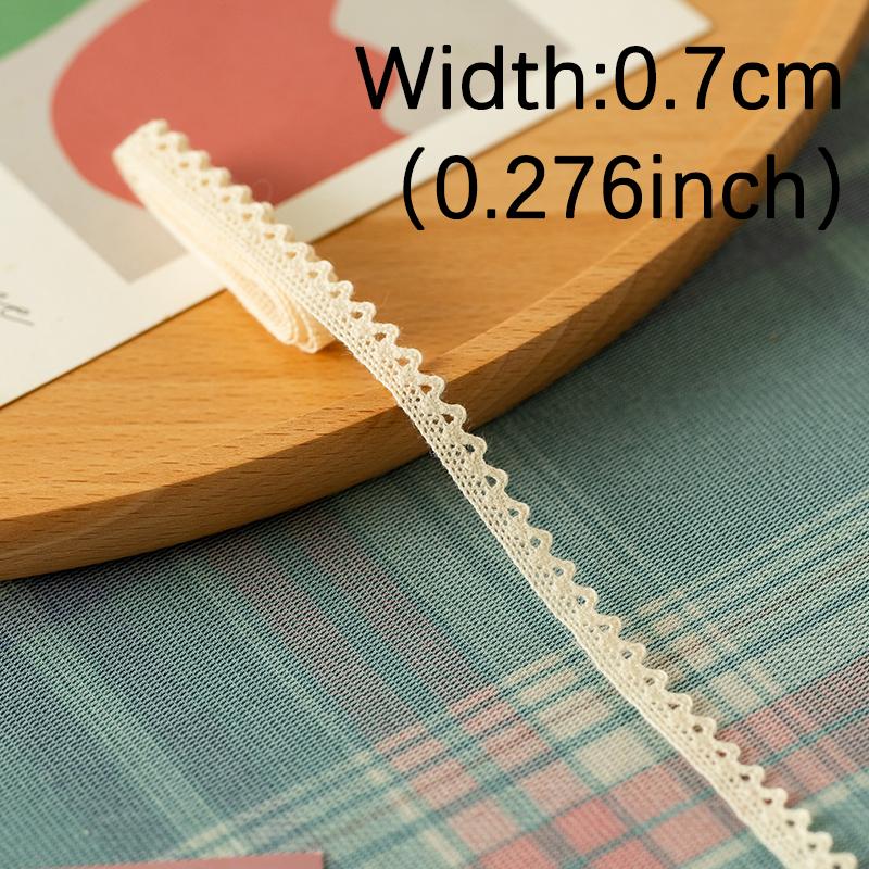 

10 метров/лот Хлопчатобумажная кружевная отделка Лента для шитья, упаковки подарков, домашнего декора, бантов, DIY ремесленных принадлежностей, рукоделия, вышитая ткань 10 Meters