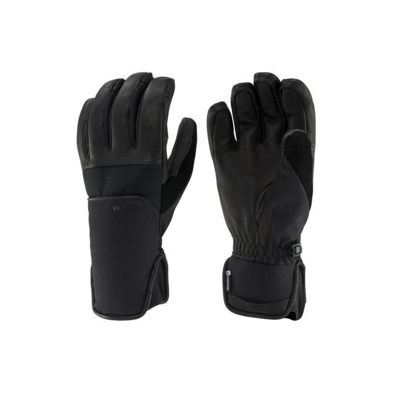 

DECATHLON Теплые Прочные Лыжные Перчатки Перчатки с Раздельными Пальцами для мужчин и женщин 2XL чёрный