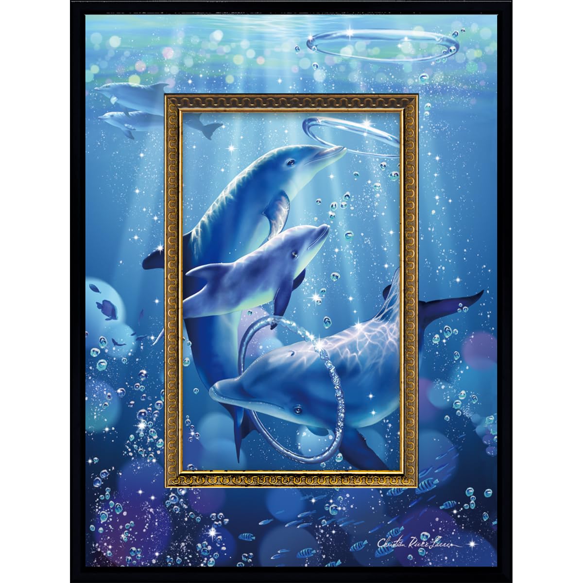 

Christian Ries Lassen Big Art S Size U-Power Dolphin Symphony
