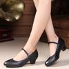 Corium Women Latin Dance Shoes Black Soft Bottom ModernTango Dancing Shoes Heel 3CM/5CM Ballroom Salsa Dance Shoe  Colse Toe