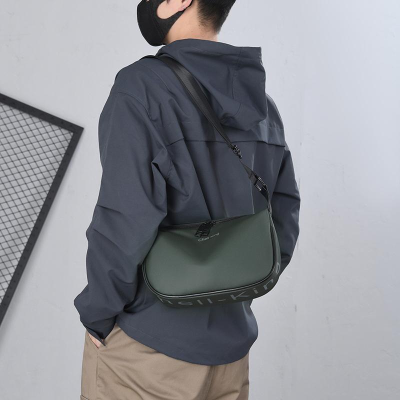 Crossbody-veske for menn Stor skulderveske