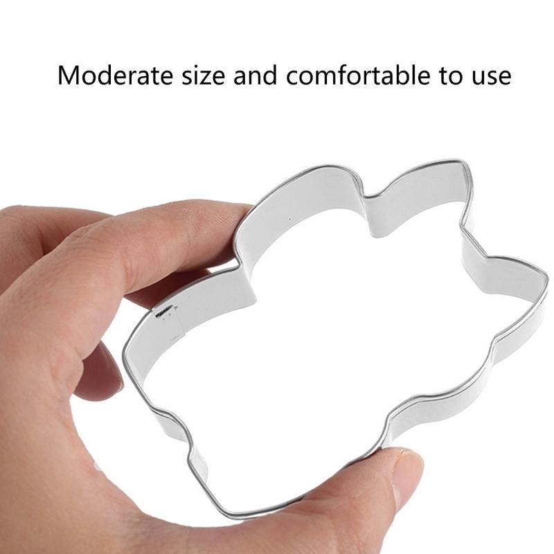 9Pcs Stainless Steels Biscuit Molds Dessert Cutters Cute Cats Cookie Cutters DIY Fondants Cake Molds Kitchen Pastries Bakewares
