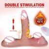 Retractable Vibrating Heating Wearable Female Masturbator