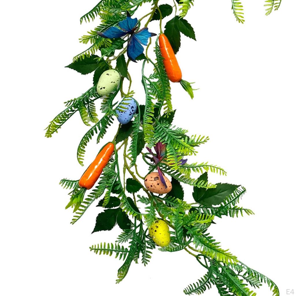 Artificial Easter Egg Garland Hanging Spring Vine String for