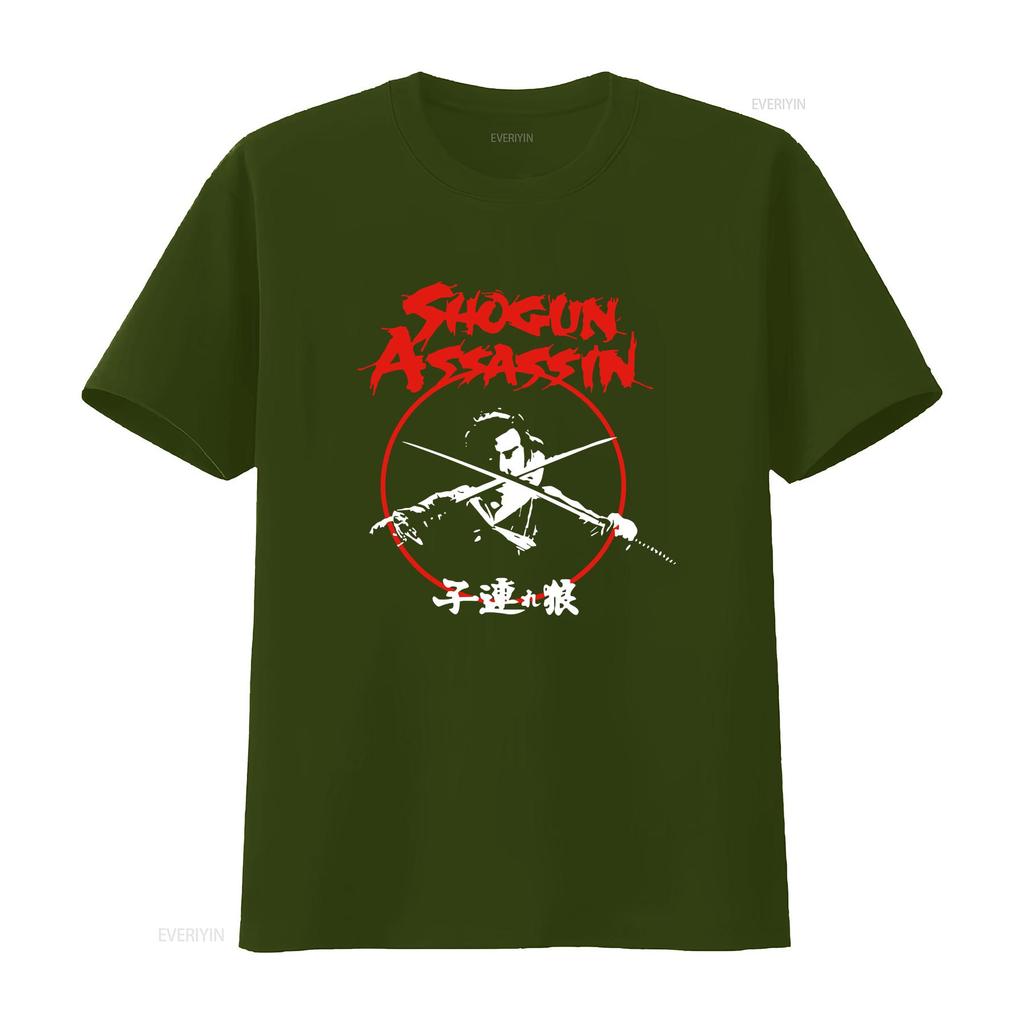 Inspired By Shogun Assassin Crossed Swords T Shirt Vintage Washed Graphic Streetwear Top For Everyday Wear Designer Clothes