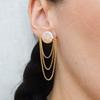 Light Luxury Niche High-end Tassel Pearl Earring Jewelry