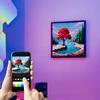 Pixel Digital Photo Frame Wall Mount Desktop 64x64 LED Panel Display Frame with APP for Game Room Decor