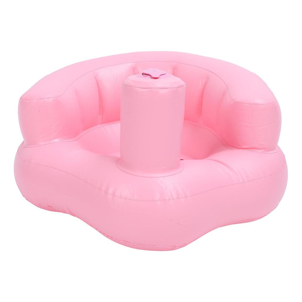 Baby oppblåsbart sete Lekksikkert sammenleggbart innebygd gasspumpe PVC spedbarnsstøtte oppblåsbar stol