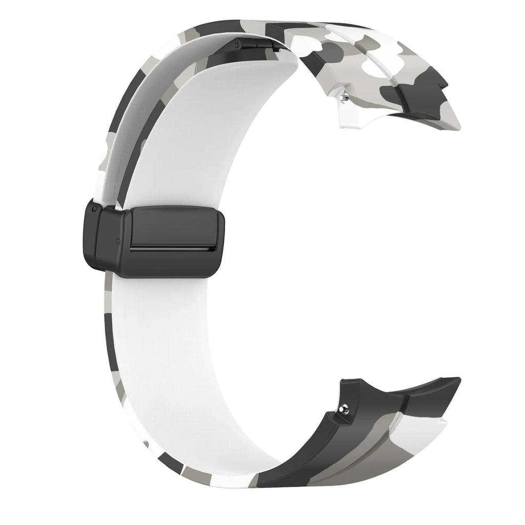 Camouflage Silikonarmband für Samsung Galaxy Watch 7/6/5/4 40mm 44mm/Classic 47mm 43mm Armband für Samsung Watch 5pro 45mm Band