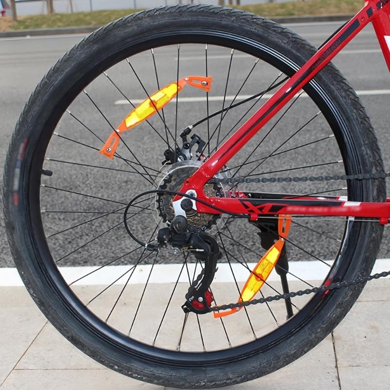 Durability Bicycles Wheel Reflectors For Enhances Night Safety Easy Installation On Mountain And City Bikes
