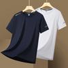 Short-sleeved Thin Ice Silk Short-sleeved Men's Sports Short-sleeved Casual T-shirt Outdoor Casual Sports Quick-drying Short-sleeved Men's Plus Size