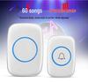 Universal Wireless Doorbell with 60 Ringtones - Compatible with UK, EU, US, AU Standards