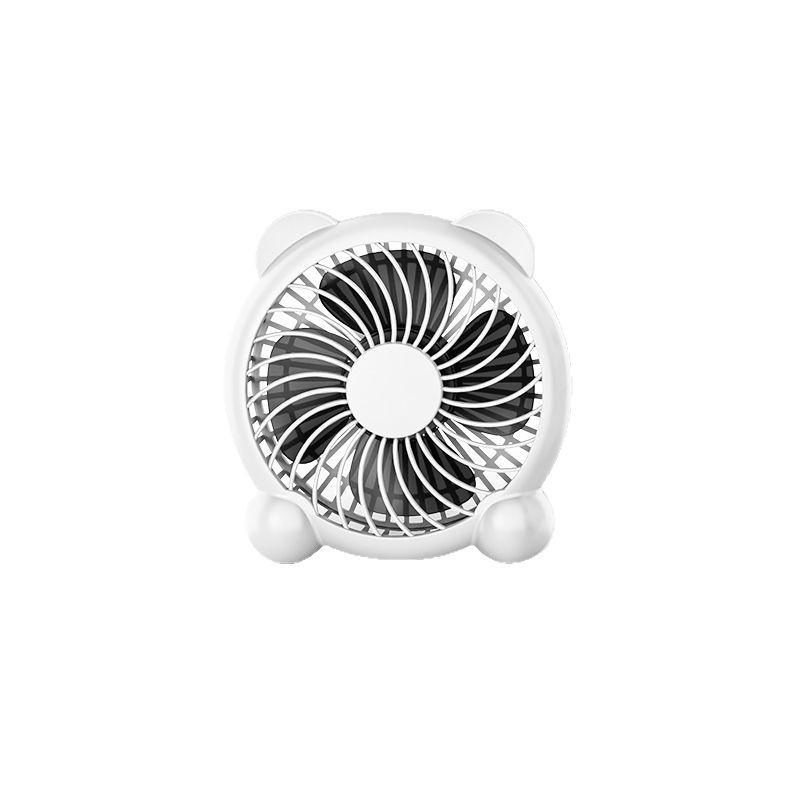 Silent Large-Wind Mini Cartoon Fan for Dorms, Offices, and Bedrooms