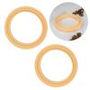 2 Pack Coffee Machine Gasket Rings High Durability and Flexibility Coffee Machine Seals for Home and Professional Use