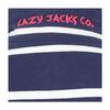 Lazy Jacks Womens/Ladies Striped Full Zip Sweatshirt