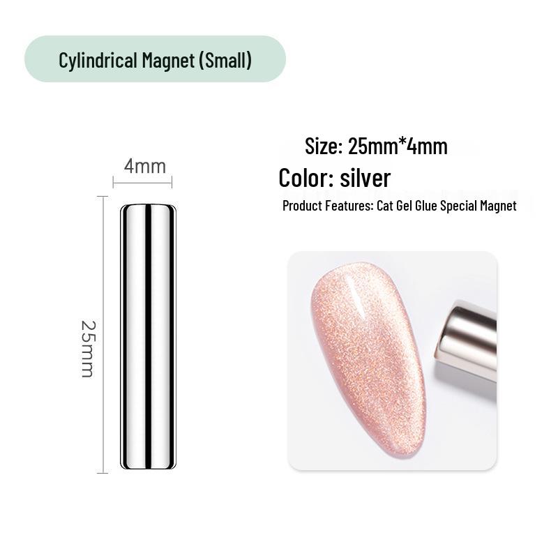 Double-Head Cat Eye Nail Art Magnet – Multifunctional Cylinder for Fancy Effects