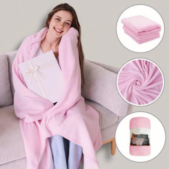 Wearable Blanket for Women Men Soft Plush Blanket with Pocket Sleeves Warm Couch Bed Blanket for Dorm Bedroom Flights