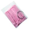 50pcs/set Color Card False Nail Tips Fan Transparent White Pink Fake Nail Tips Nails Art Practice Display Design Tools Nails Art