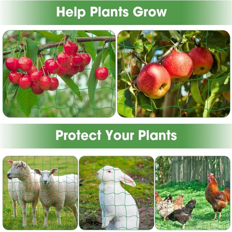 Garden Trellis Net Plant Support Netting for Climbing Plant Outdoor Flexible String Net for Bean Peas Vegetables Tomato