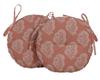 Vargottam Indoor Outdoor Round Bistro Chair Cushions Block Print 15-Inch Bistro Chair Pads Waterproof Seat Chair Cushion For Home