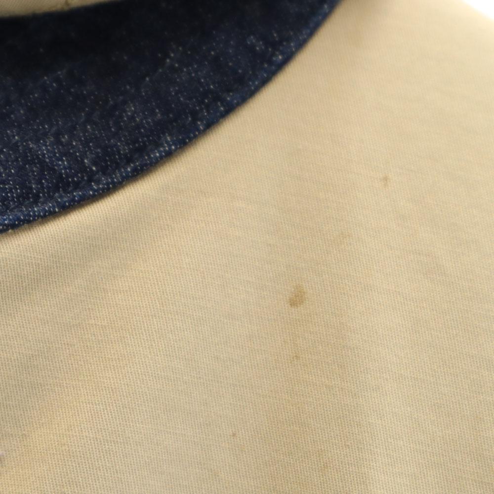 daboro Denim switch Stainless collar coat 5 beige Men's Used