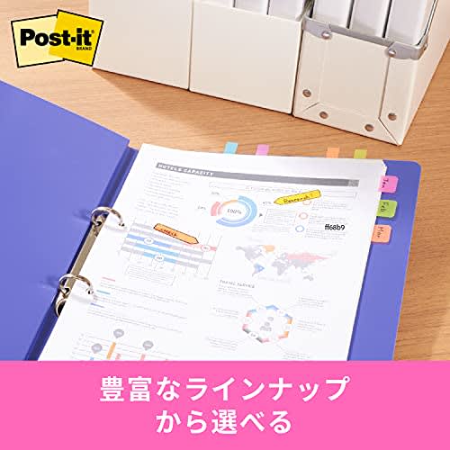 Post-it Film Sticky Notes Refill Heading Pink Yellow Blue 44 X 25 Mm 50 Sheets X 20 Pads 6801RN-K