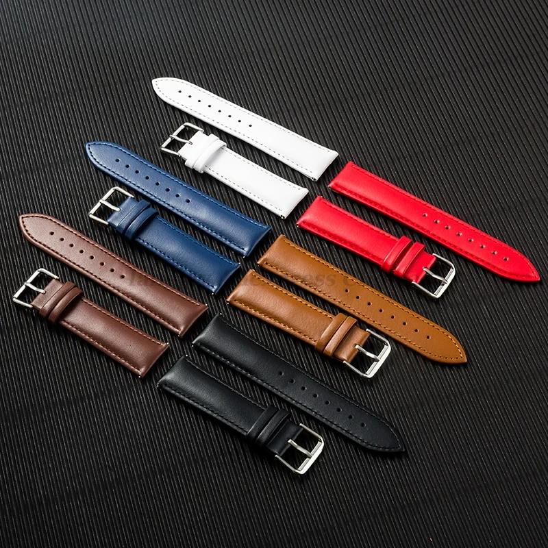Genuine Leather Watch Bands Strap 12mm 13mm 14mm 15mm 16mm 17mm 18mm 19mm 20m 21mm 22mm 23mm 24mm Men General Watch Band Straps