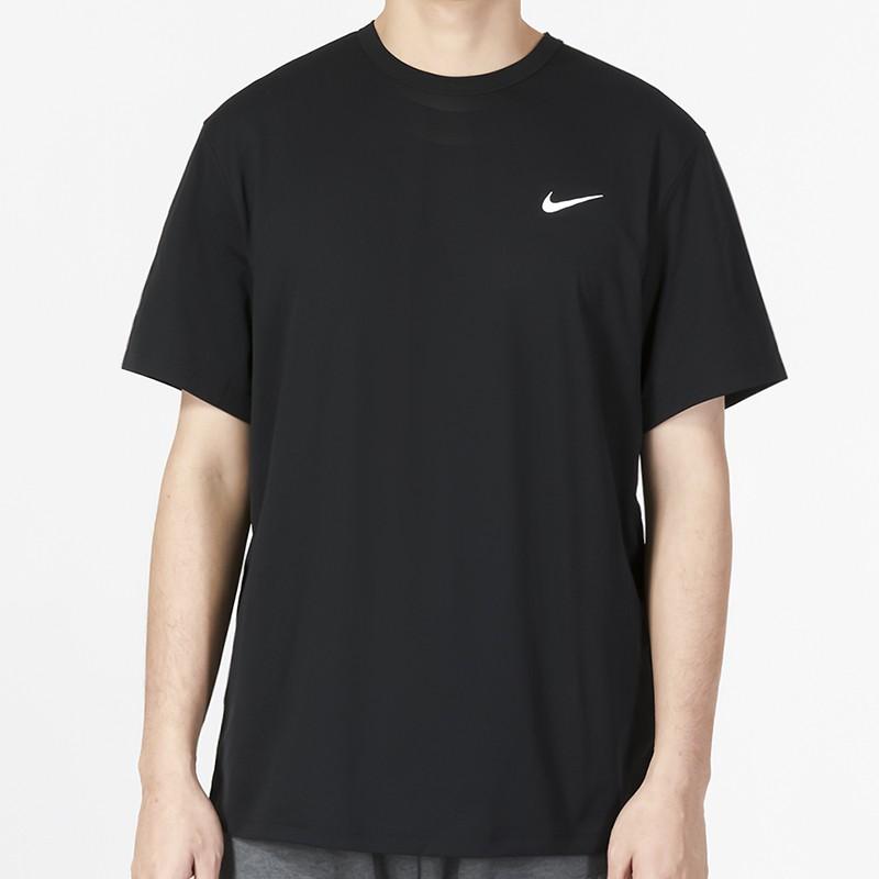 Nike Men's Black Breathable Casual Crew Neck Short Sleeve T-Shirt
