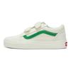 Vans Casual Low Top Kids Skate Shoes White Green Kids sneaker VN0A4BUVRFX