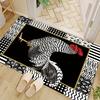 1Pcs Anti Fatigue Kitchen Rugs Farmhouse Chicken Print Waterproof Non-Slip Thick Cushioned Kitchen Mat Heavy Duty Comfort Standing Mat for Kitchen