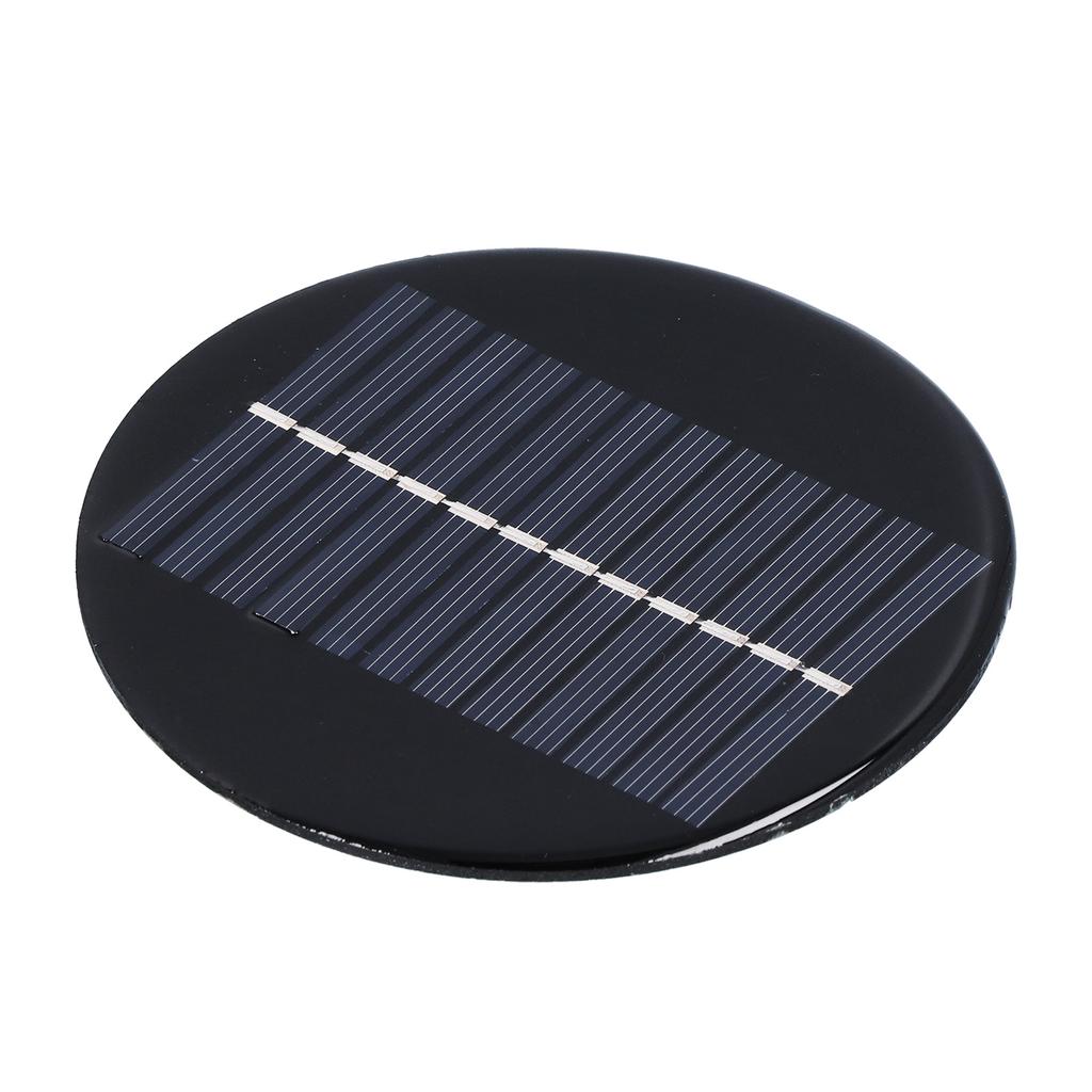 0.8W 6V 10cm Round Solar Panel DIY Solar Panel Solar Charging Board for Solar Light