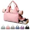 Large Capacity Gym Bag Multi-Functional Waterproof Fitness Tote Yoga Mat Dry-Wet Separation  Workout Outdoor Short Travel bag