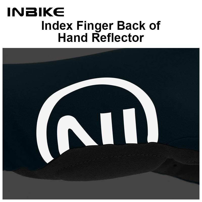 INBIKE Touch Screen Cycling Gloves Full Finger Thickened Palm Pad MTB Bike Gloves Spring Summer Bicycle Gloves Man