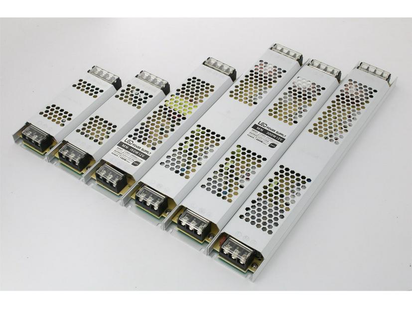 Sursă de alimentare LED comutabilă ultra-subțire DC12V/24V, 60W-400W