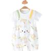 Youqi Baby Summer Pure Cotton Short-Sleeve Romper