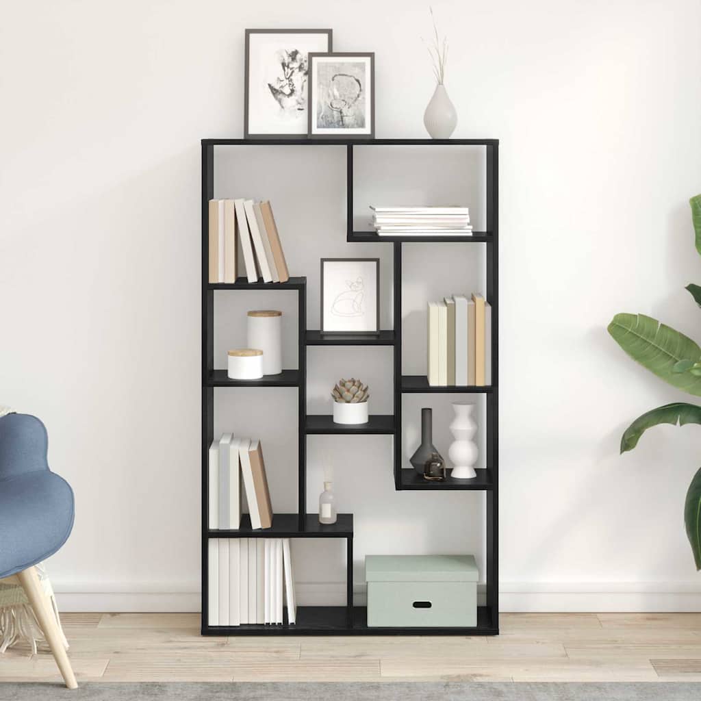 8 Tier Bookshelf 72 x 20 x 120.5 cm Engineered Wood